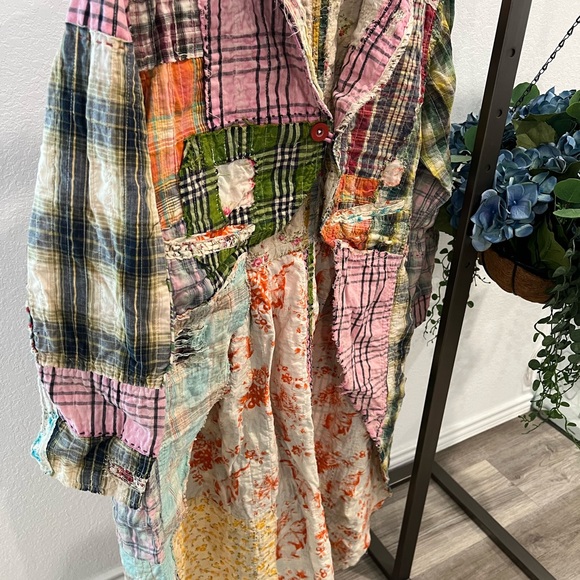 Magnolia Pearl Floral Plaid Le Brun in Madras Jacket (item 7.7) - Picture 10 of 10